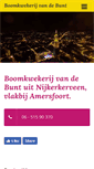 Mobile Screenshot of boomkwekerijvandebunt.nl